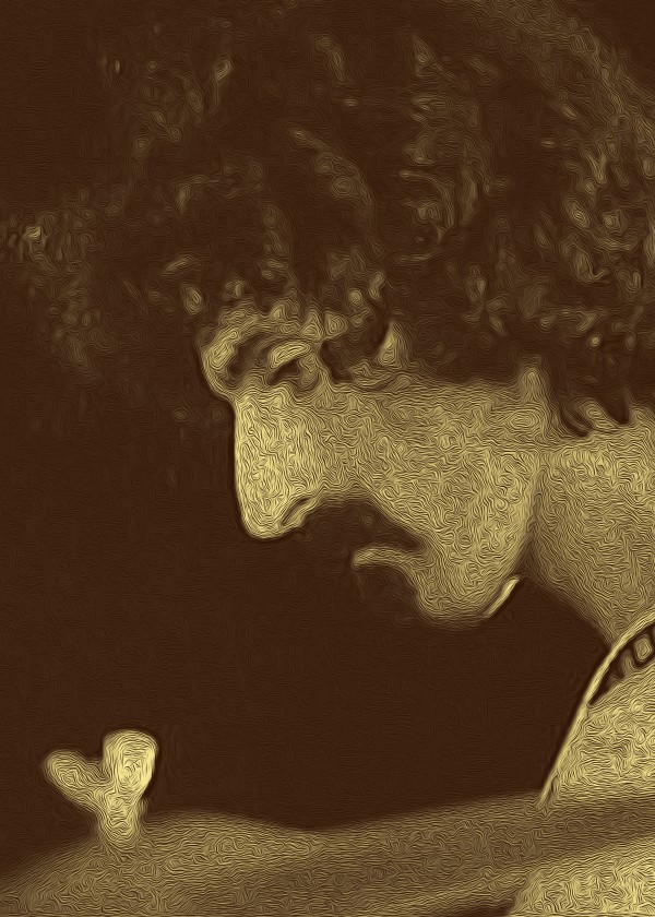 Frank Zappa Oil Painting 14 by RANGGA OZI