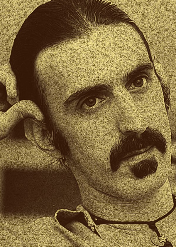 Frank Zappa Oil Painting 16 by RANGGA OZI