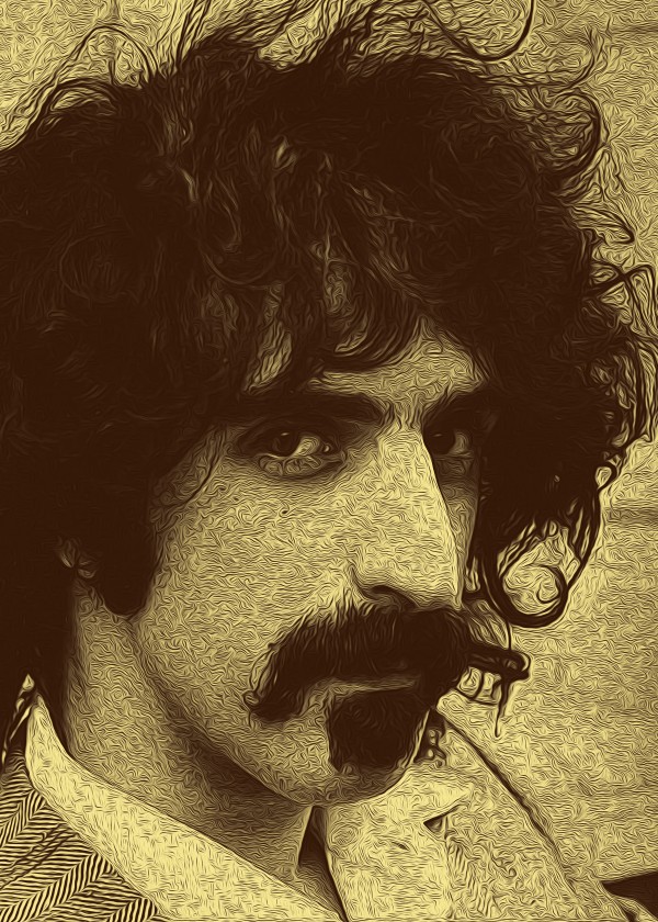 Frank Zappa Oil Painting 17 by RANGGA OZI