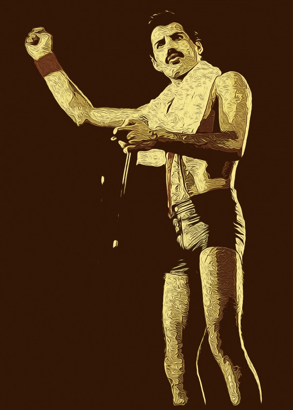 Freddie Mercury The Legendary Queen vocalist 112 by RANGGA OZI