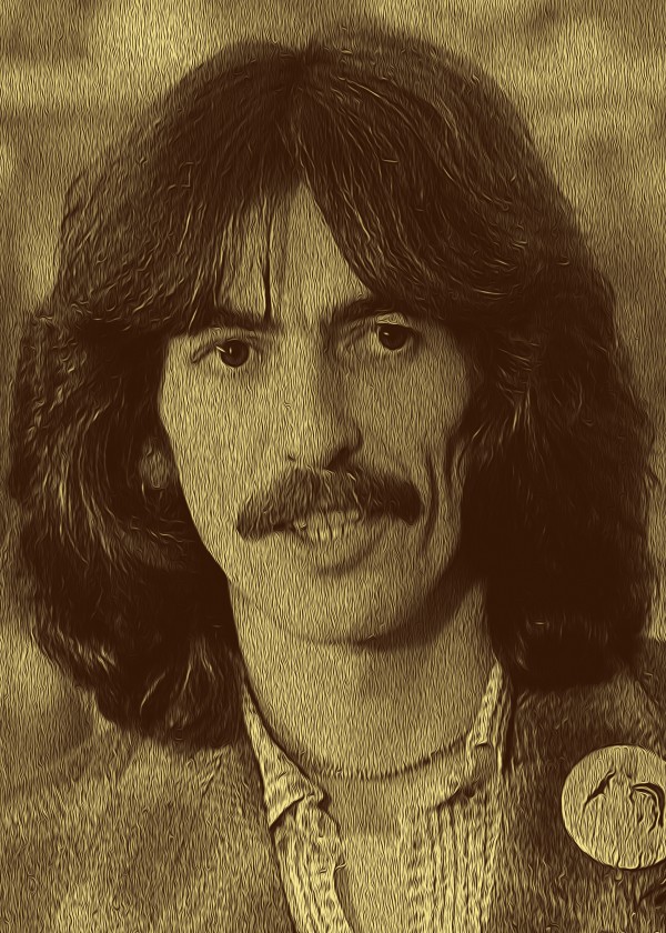 George Harrison Guitarist of the Beatles 15 by RANGGA OZI
