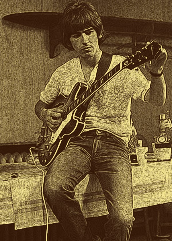 George Harrison Guitarist of the Beatles 2 by RANGGA OZI