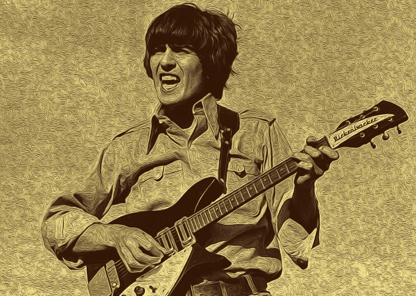 George Harrison Guitarist of the Beatles 3 by RANGGA OZI