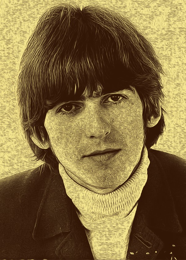 George Harrison Guitarist of the Beatles 9 by RANGGA OZI