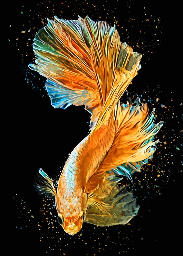 Betta Fish Lover 21 Print