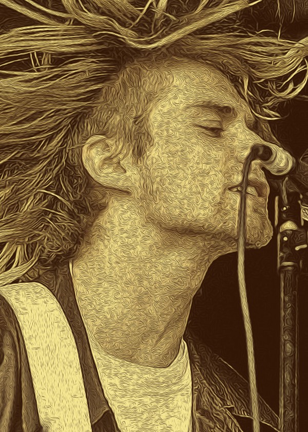 Kurt Cobain Vintage 1 by RANGGA OZI