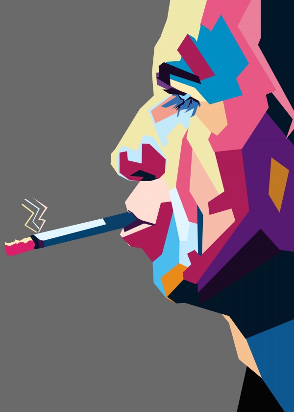 Keith Richards POP ART WPAP STYLE by RANGGA OZI