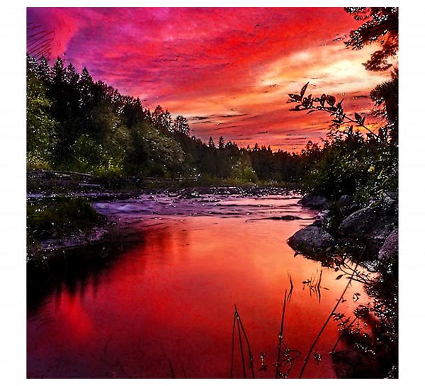 Beautiful Scenery in Color Sketch 1 by RANGGA OZI