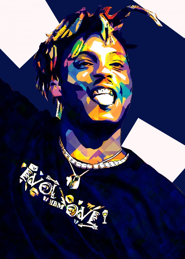 Juice Wrld Best American Rapper Art Style 4 by RANGGA OZI