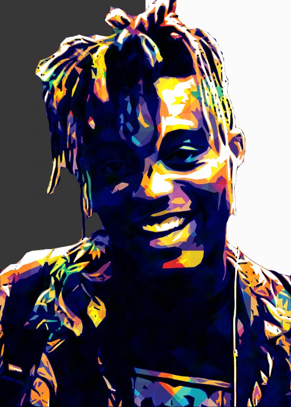 Juice Wrld Best American Rapper Art Style 3 by RANGGA OZI
