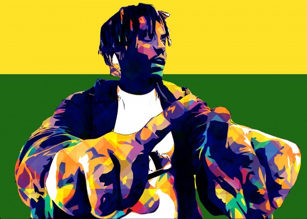 Juice Wrld Best American Rapper Art Style 19 by RANGGA OZI