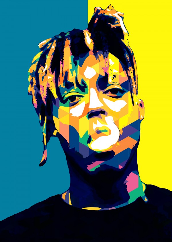 Juice Wrld Best American Rapper Art Style 6 by RANGGA OZI