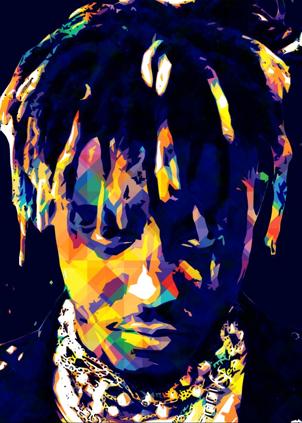 Juice Wrld Best American Rapper Art Style 14 by RANGGA OZI