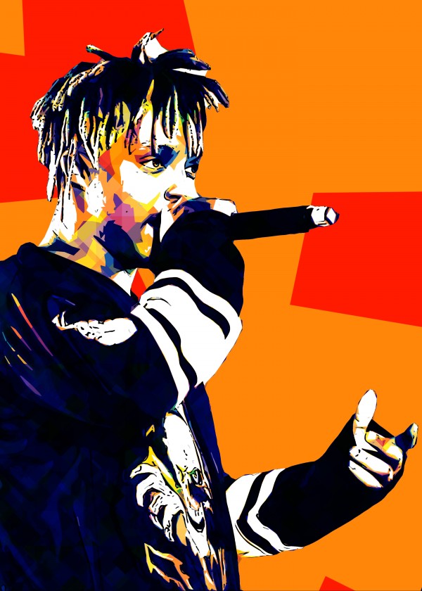 Juice Wrld Best American Rapper Art Style 15 by RANGGA OZI