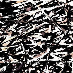 BLACK WHITE CLAY SERIES n°5