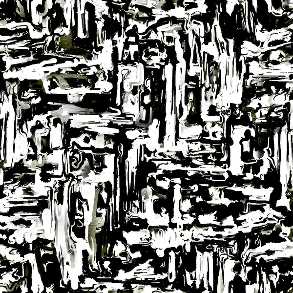 Black’n’White Chaos Print