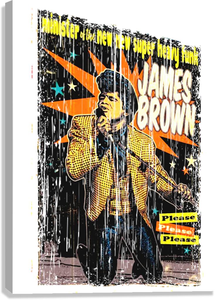 james brown 39 Canvas Print