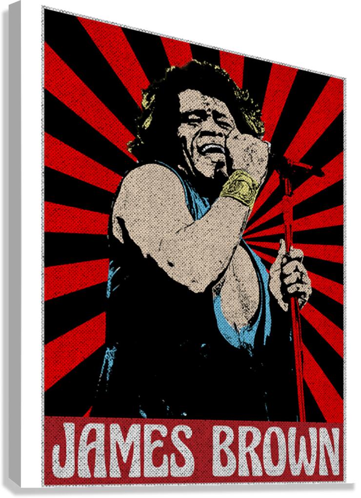 james brown 3 Canvas Print