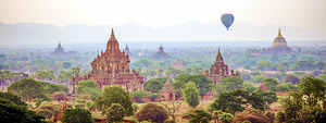 Morning in the land of the Temples