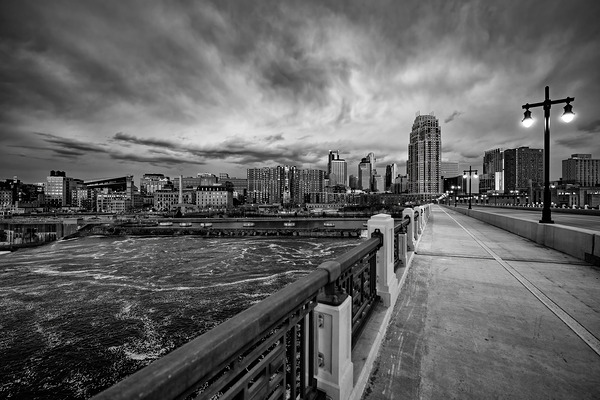 Stormy City Print