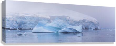 Glaciers end Canvas Print
