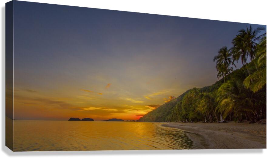 Palawan Sunset Canvas Print