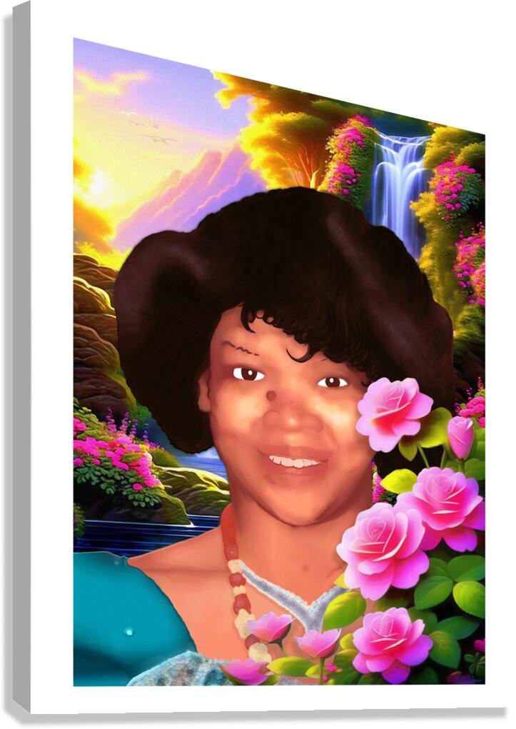 Aunt BB 13 x 16 for 11 x 14 frame Canvas Print