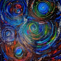 Galaxy cosmic swirl 