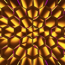 A stunning futuristic visual of a three dimension