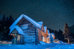 Skoki Lodge Back Country Lodge. Banff National Park Alberta Canada