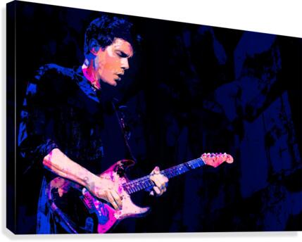 John Mayer Abstract Portrait  Canvas Print