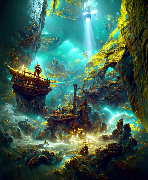 pirate gold 2 Print