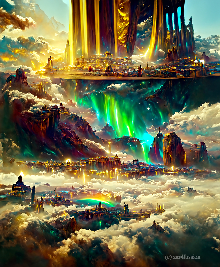 asgard by zar4fussion Wall Art