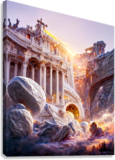 marble cathedral Canvas Print
