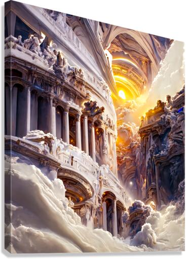 marble cathedral Canvas Print