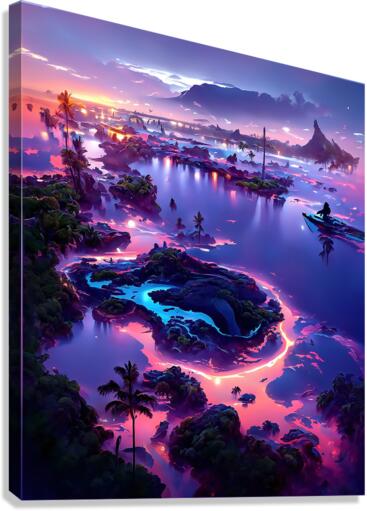 lagoon Canvas Print