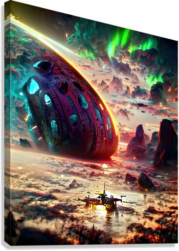 outer space  Canvas Print