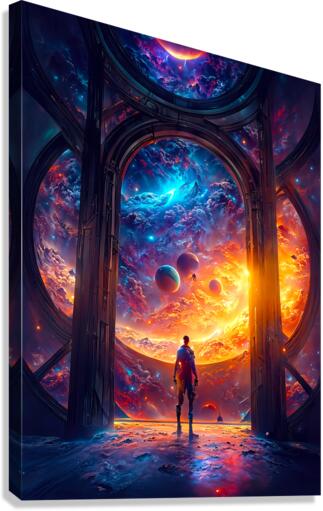 fire and ice Canvas Print