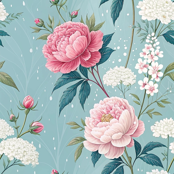 Touch of Serenity: Animated Florals That Breathe with You Print