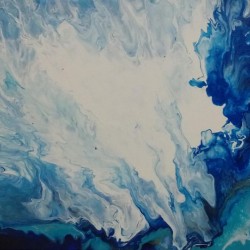 Ocean Blue Water Abstract