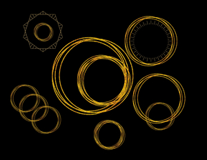 Gold Circles