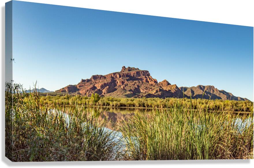 Red Mountain Canvas Print