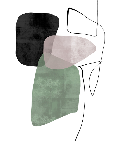 Spots and line 147 Succulent by Imre Toth