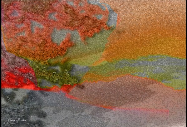 Dream Scape of colors by Gloria Racine