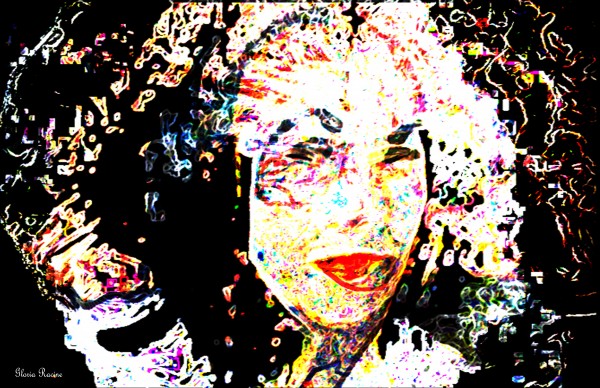 Confetti Face Print