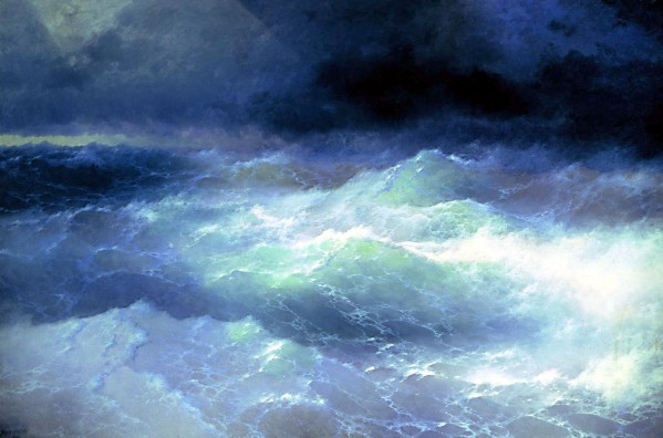 Between the waves Print