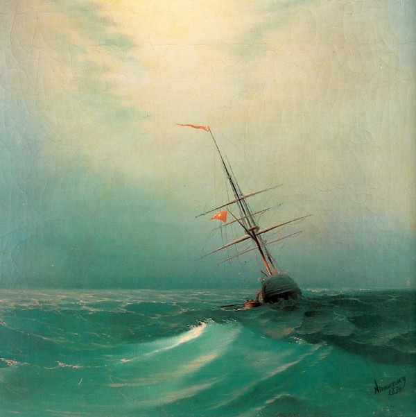 Blue wave Print