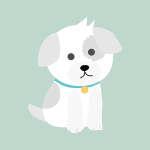 dog puppy nature cute cartoon animal character fu
