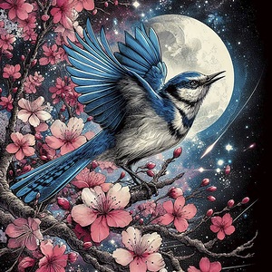 mocking bird feathered