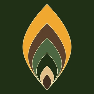 pattern shapes design repeat green